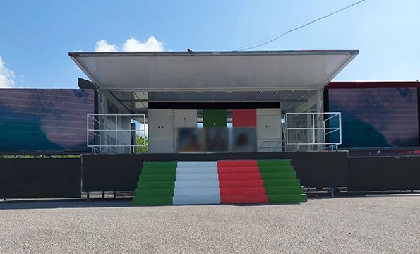 Truck palco stage ledwall