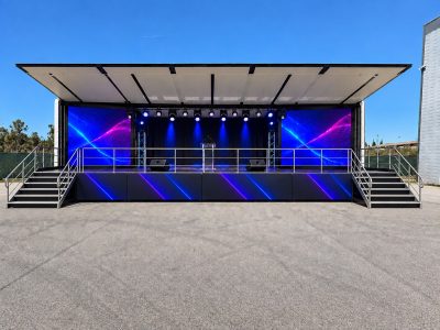 Truck con palco e ledwall